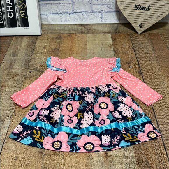 Abby & evie Pink Floral Dress boutique - Picture 12 of 13